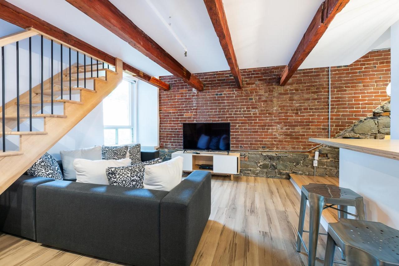 Apartament Les Lofts St-Paul - Par Les Lofts Vieux-Quebec Zewnętrze zdjęcie