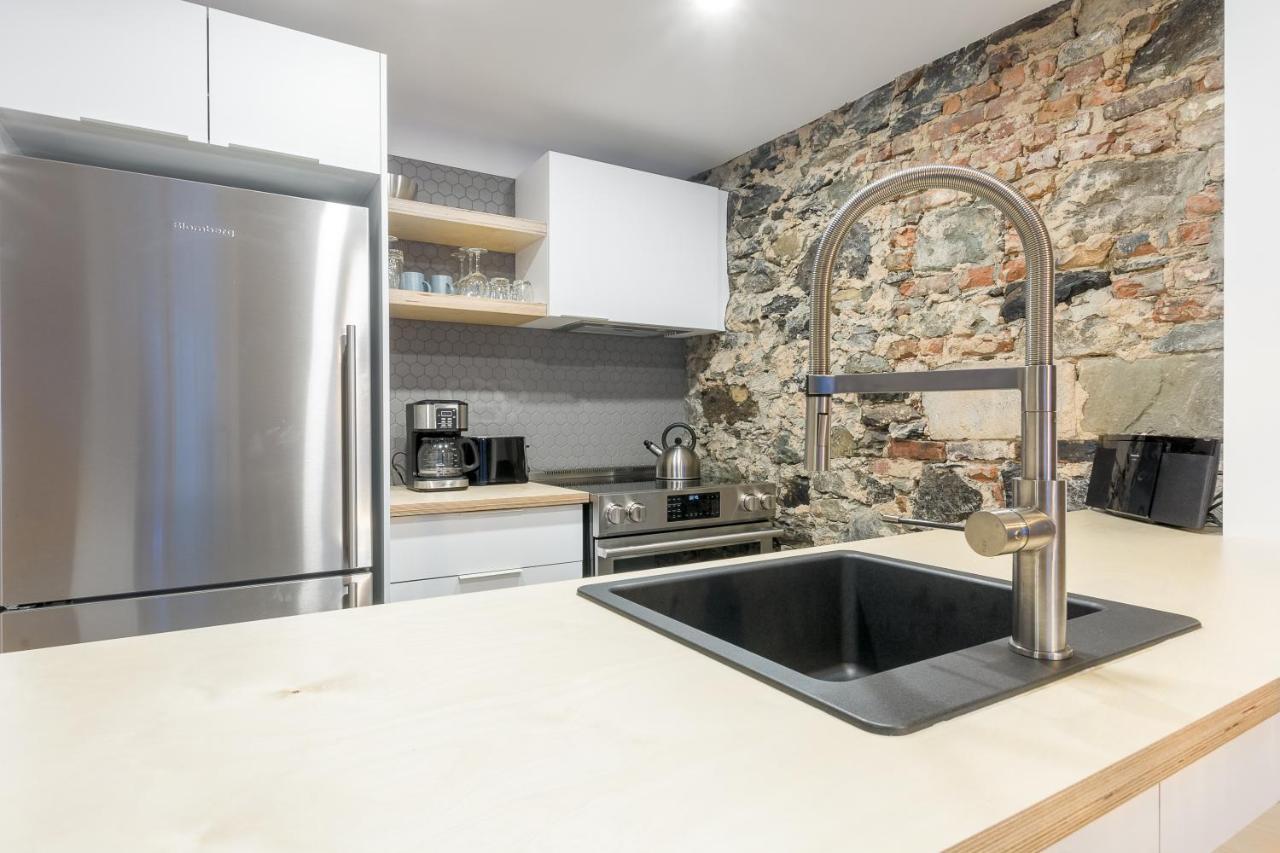 Apartament Les Lofts St-Paul - Par Les Lofts Vieux-Quebec Zewnętrze zdjęcie